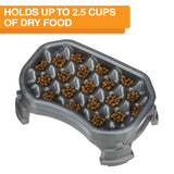 2.5 cup Neater Slow Feeder food and water capacity