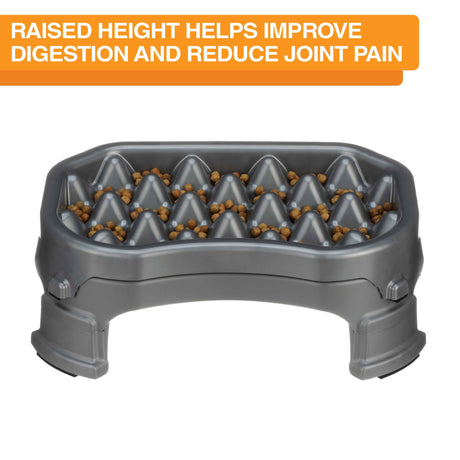 Raised Neater Slow Feeder helps improve digestion and reduces joint pain