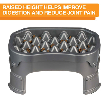 Raised Neater Slow Feeder helps improve digestion and reduces joint pain