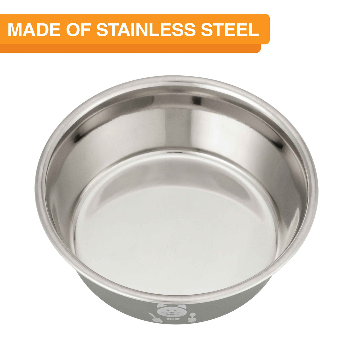 Hungry cat bowl stainless steel