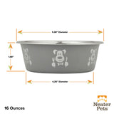 Hungry dog small bowl dimensions