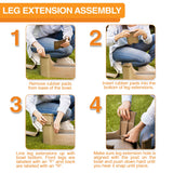Leg extensions assembly diagram