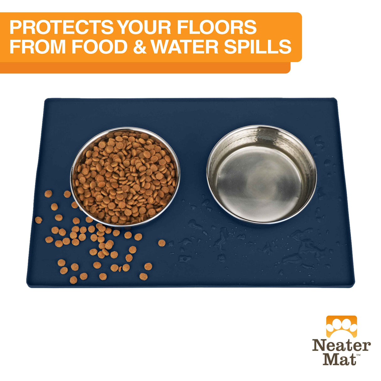 Neater Mat protects your floors from food and water spills