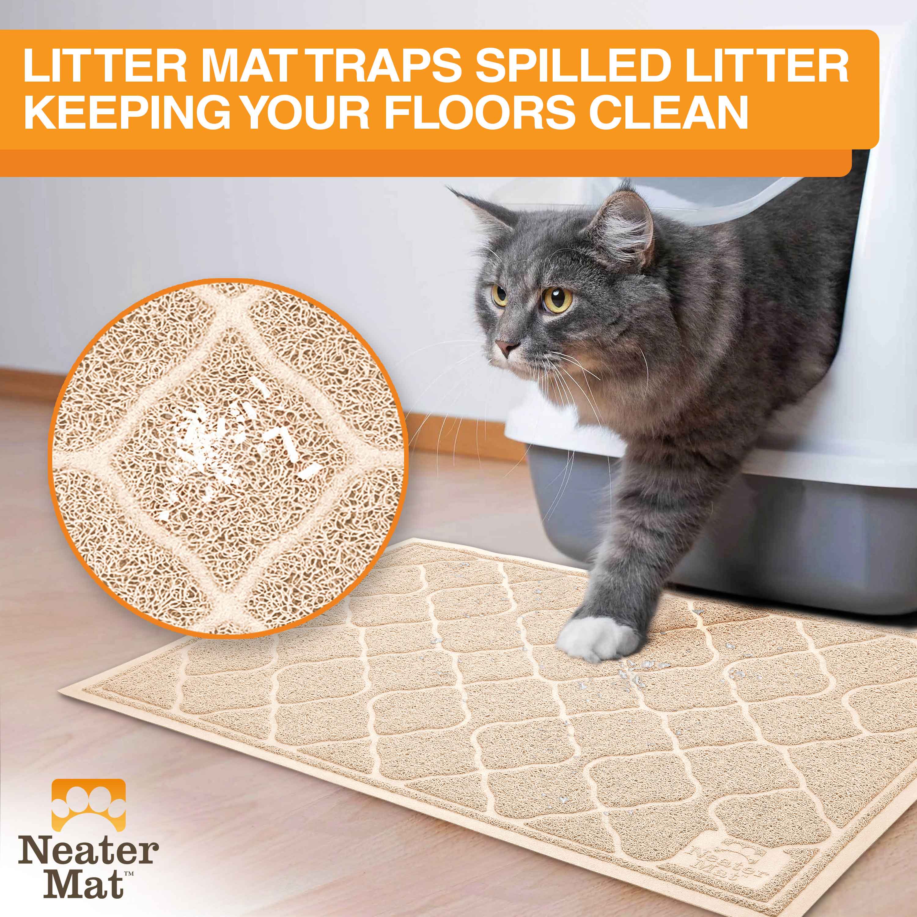 Neater Mat Litter Trapping Mat Neater Pets