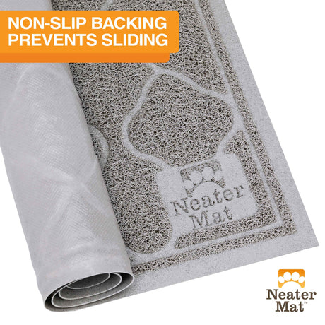 Neater Pets Litter Trapping Mat back is non-slip and prevents sliding