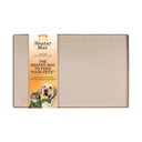 Cappuccino silicone Neater Mat on a white background.