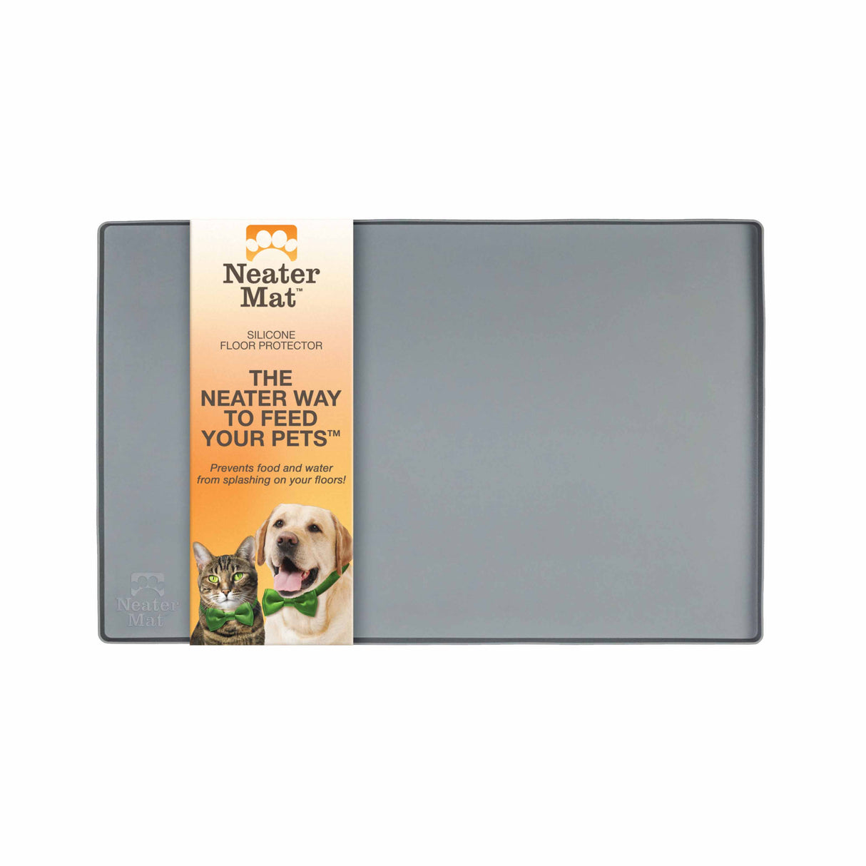 Grey  silicone Neater Mat