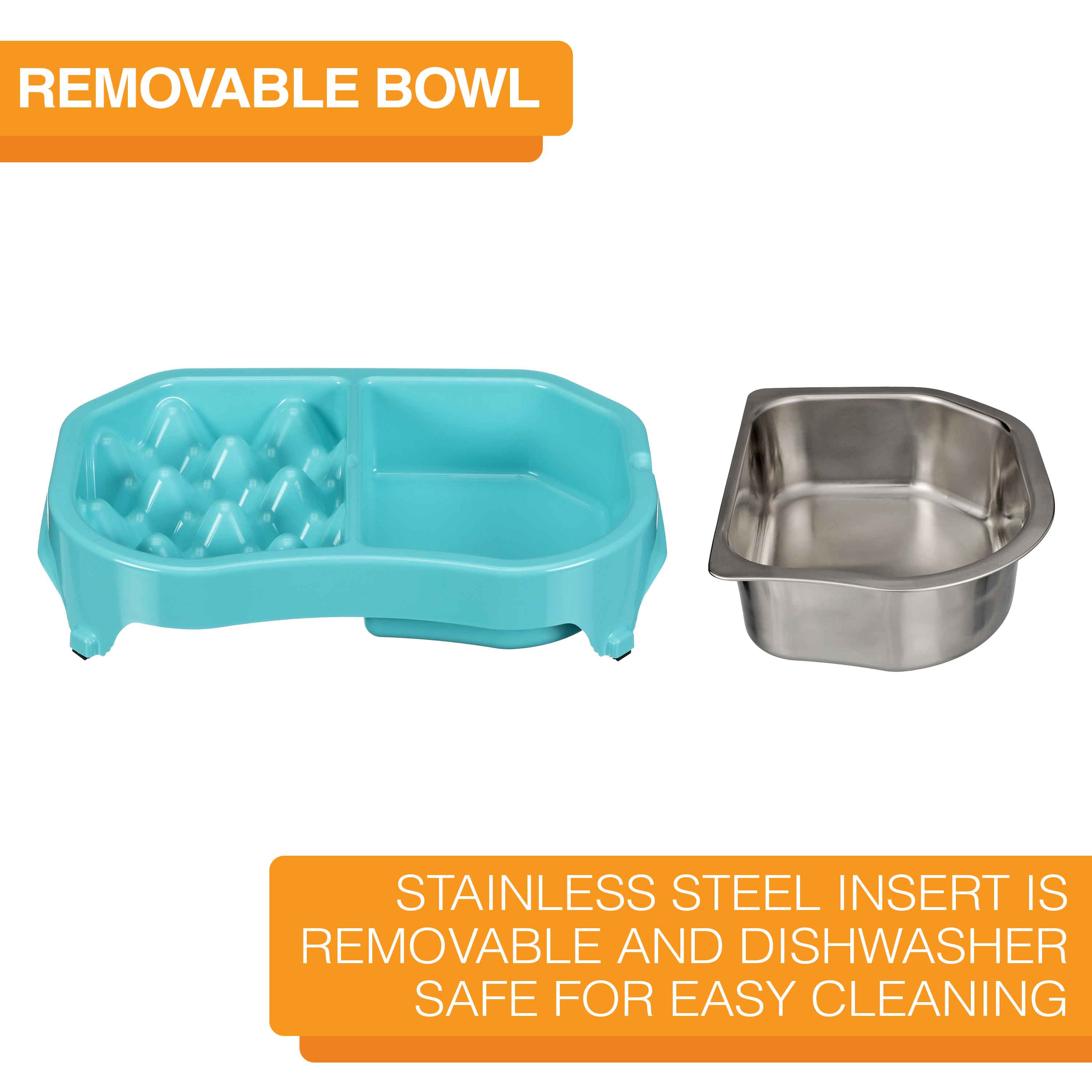 Neater Slow Feeder Double Diner | Slow Feed Bowl for Dogs & Cats