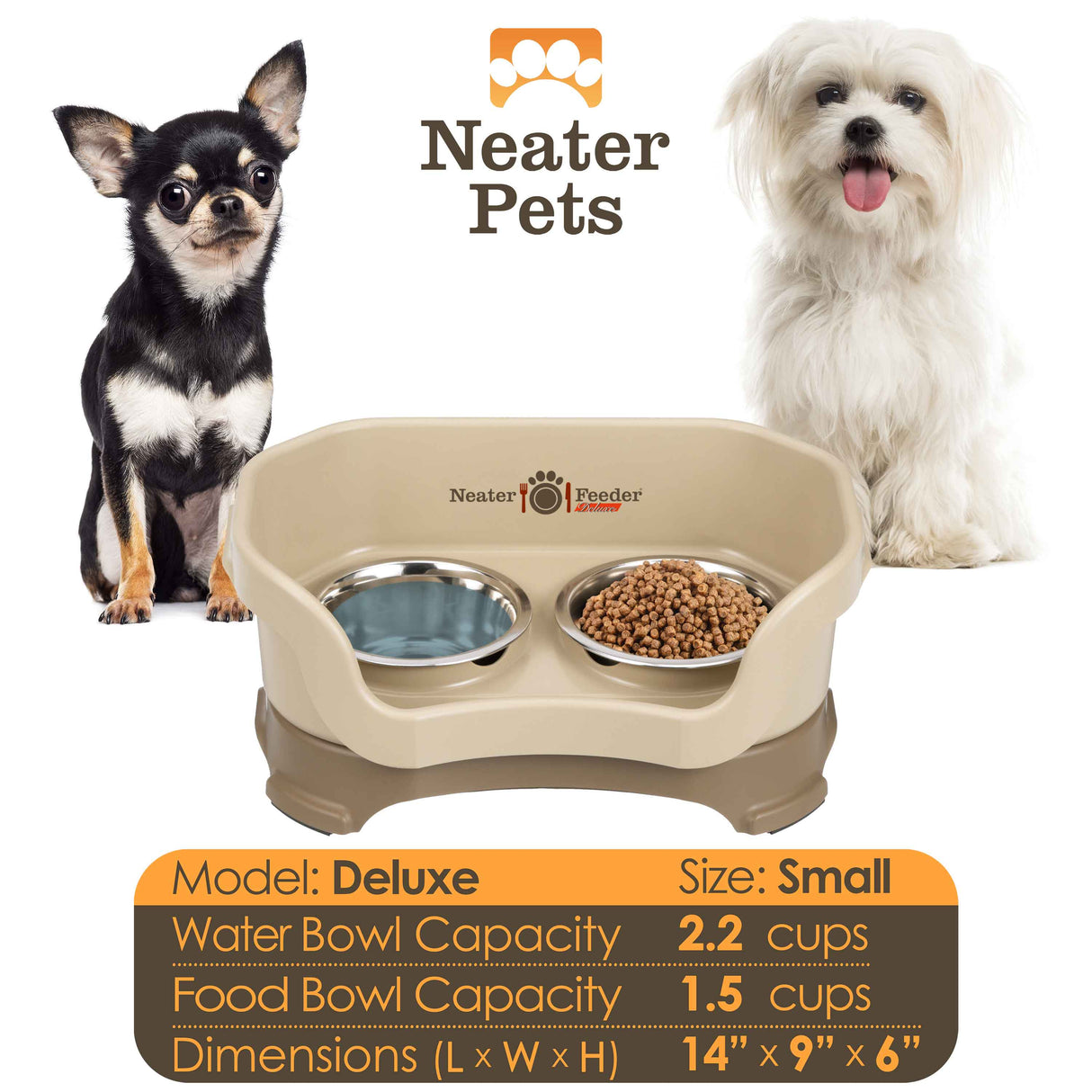 Deluxe small bowl capacity and dimensions