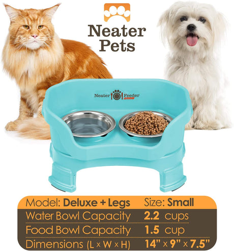 Bowl capacity and dimensions for Deluxe Neater Feeder