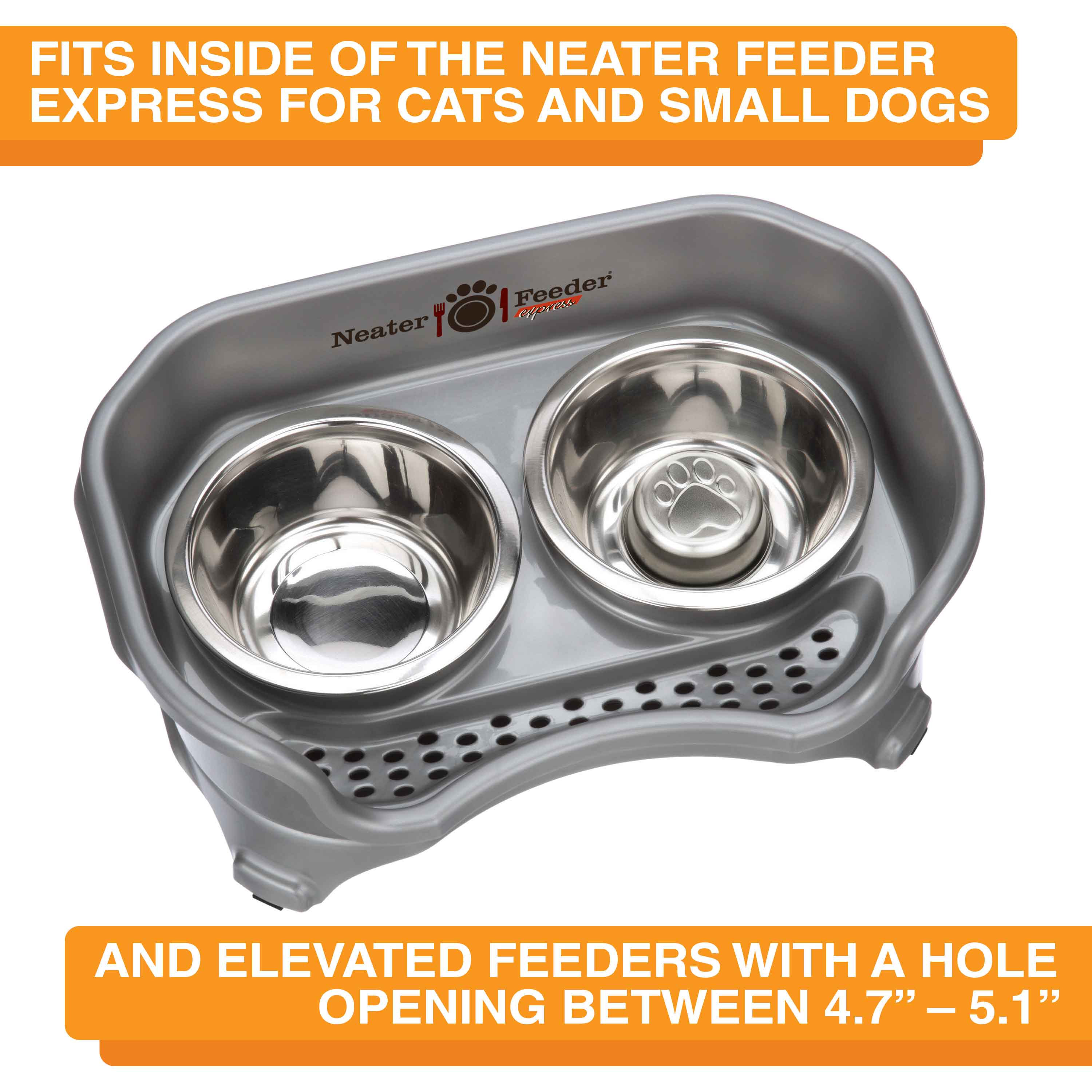 Neater feeder outlet replacement bowls