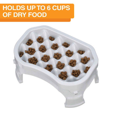 6 cup Neater Slow Feeder food and water capacity