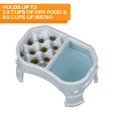 Neater Slow Feeder Double Diner food and water capacity