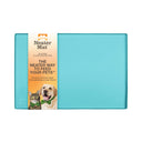 Small Aquamarine Neater Mat on a white background.